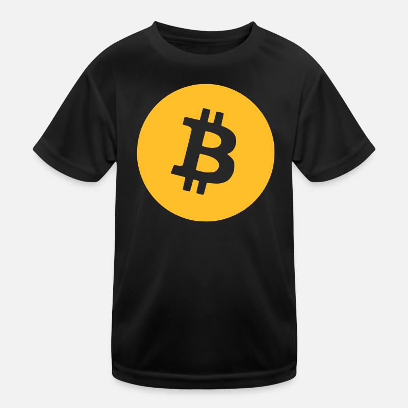 Bitcoin (Englisch) Kinder Funktions-T-Shirt