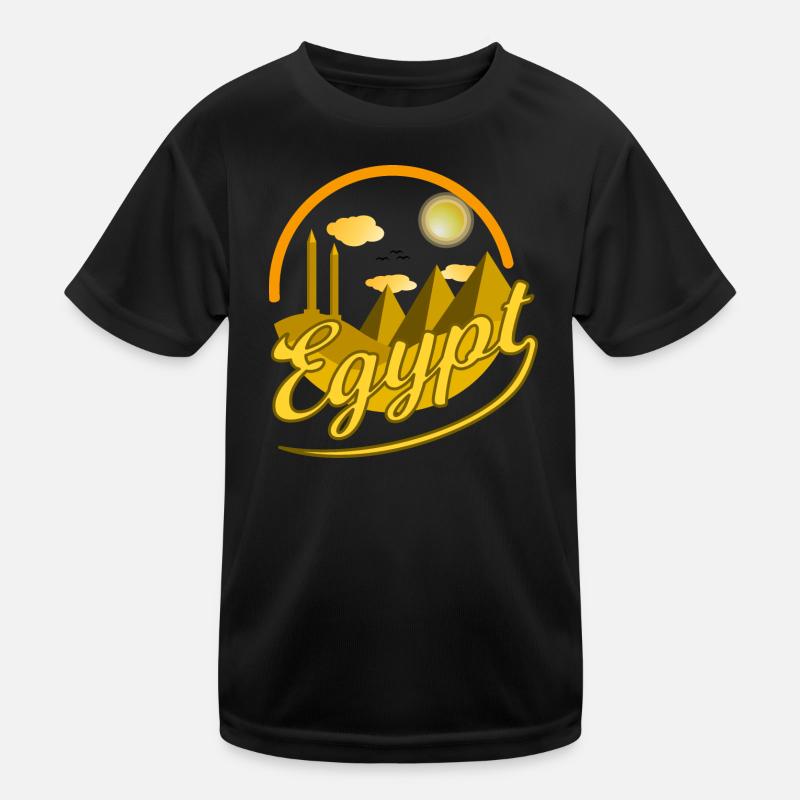Egypt Ägypten Obelisk Pyramiden Kairo Geschenkidee Kinder Funktions-T-Shirt