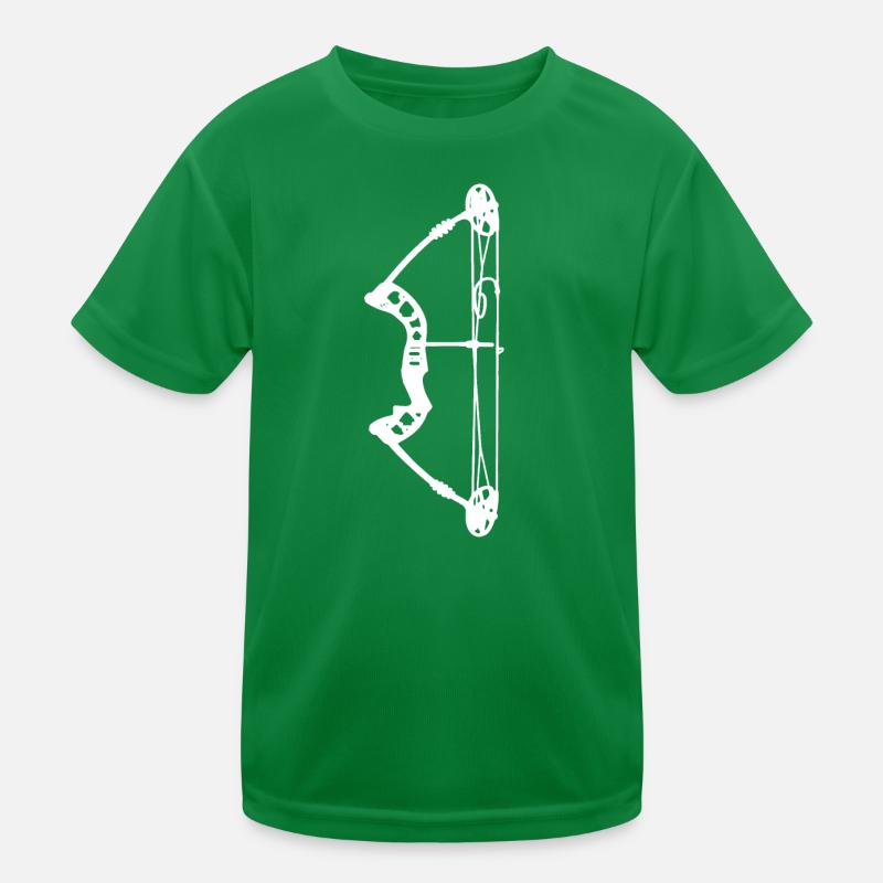 Bogenschießen Bogenjäger Bogenjagd Kinder Funktions-T-Shirt
