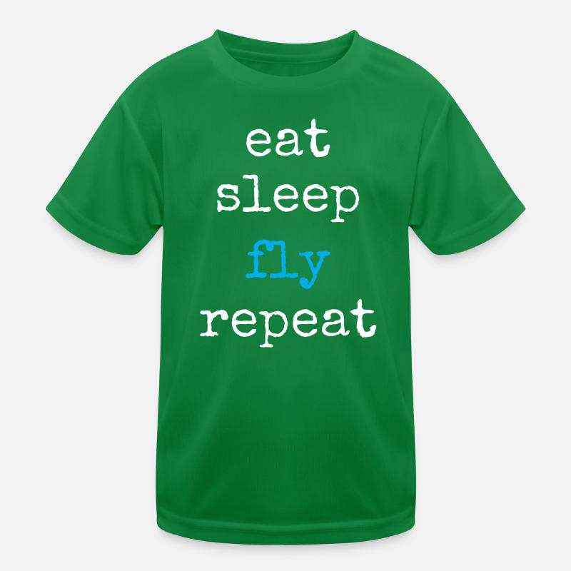 Pilote aux commandes T-shirt sport Enfant