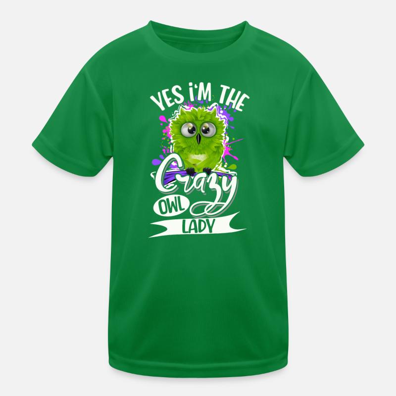 Eule Kinder Funktions-T-Shirt