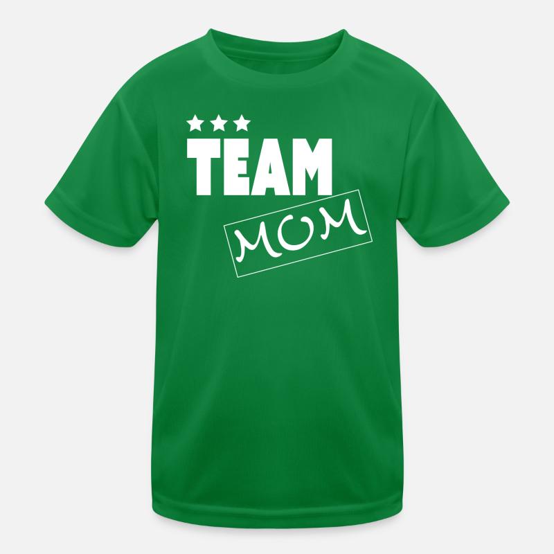 TEAM MOM Kinder Funktions-T-Shirt