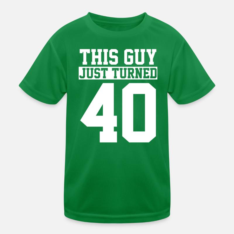 40e anniversaire Quarante ans T-shirt sport Enfant