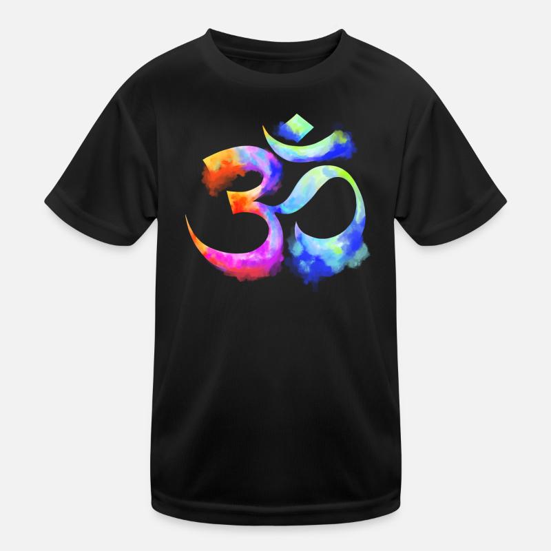 Om arcenciel watercolor Kids Functional T-Shirt
