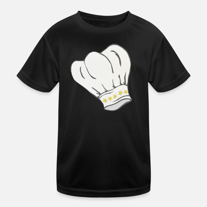 Chef's hat star pattern, cooking, gifting men Kids Functional T-Shirt