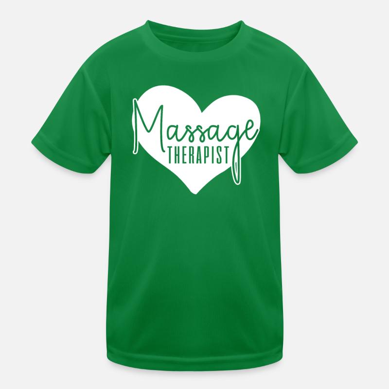 Massagethérapeute massage T-shirt sport Enfant