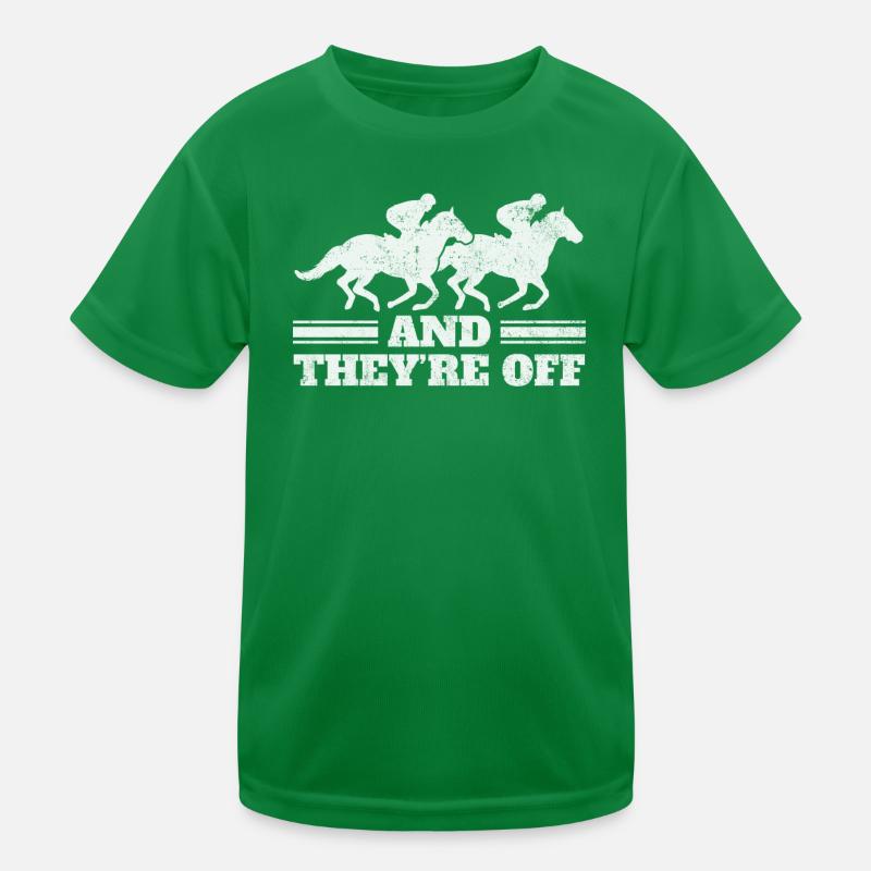 Cavalier de course de chevaux Cavalier T-shirt sport Enfant