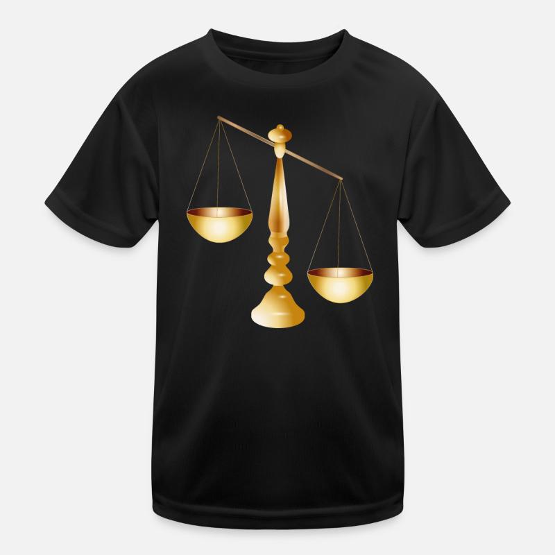 deux balances sur une poutre avec pied T-shirt sport Enfant