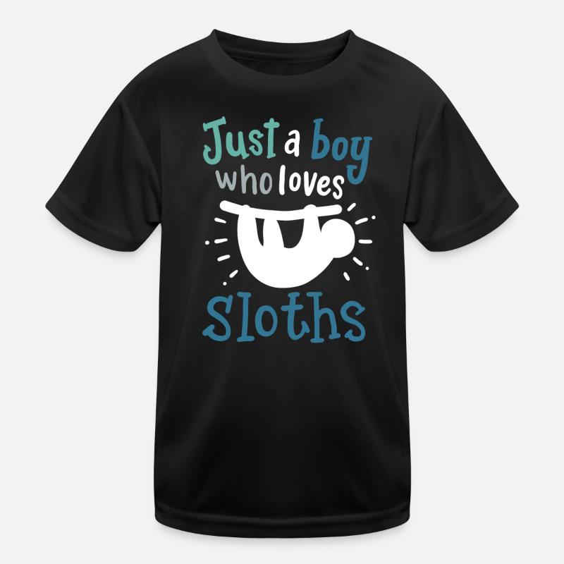 Sloths Sloth Lovers Kids Functional T-Shirt