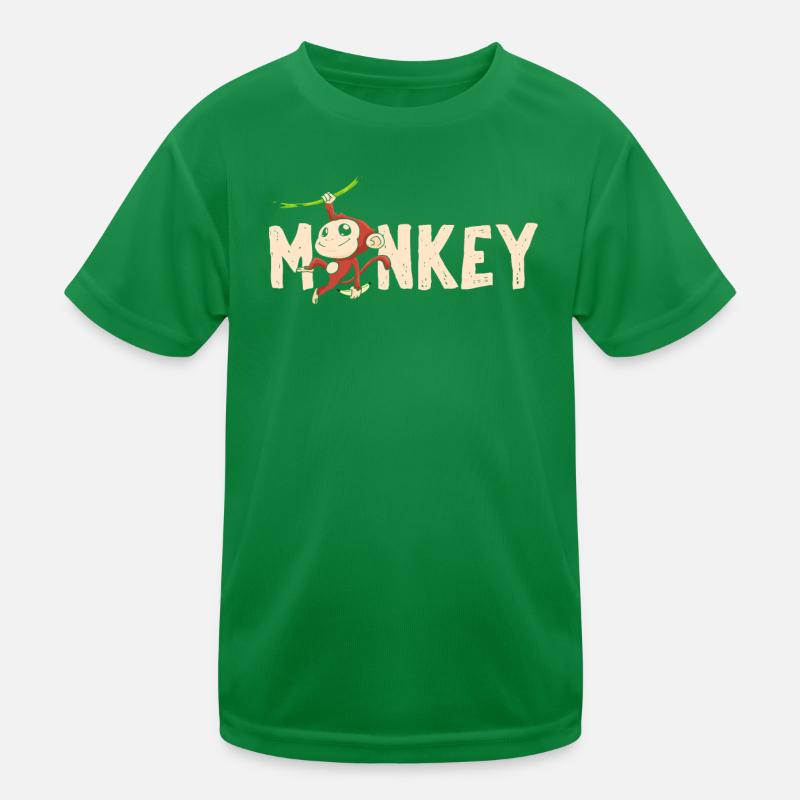 Singe Primate Singe T-shirt sport Enfant