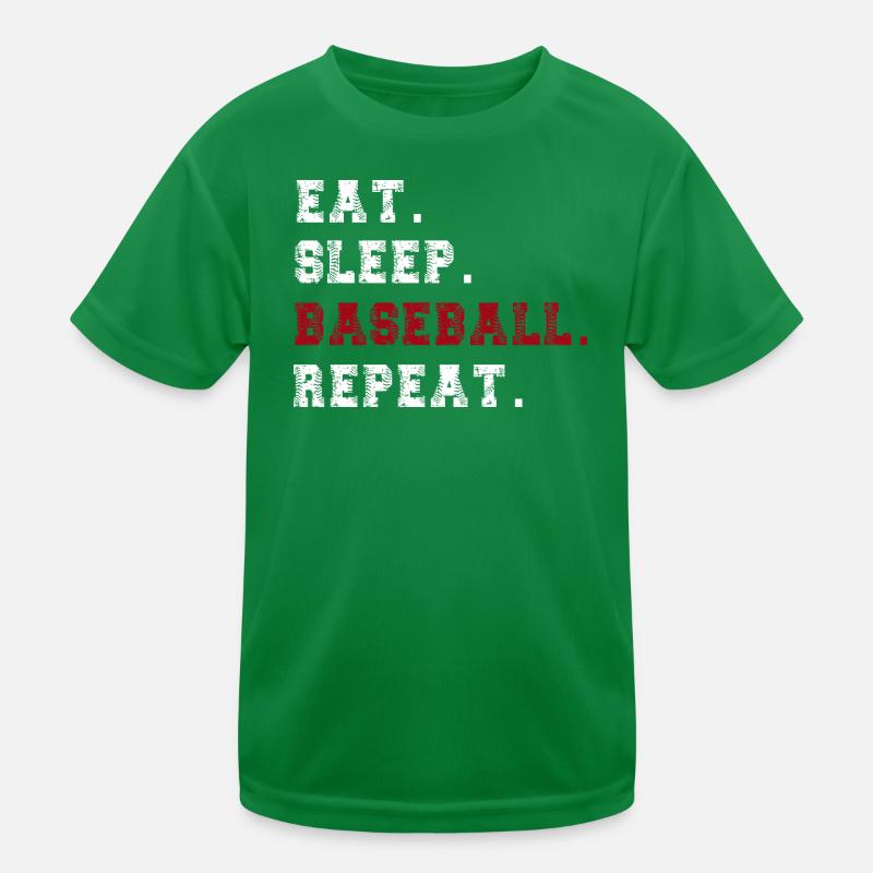 baseball Kids Functional T-Shirt