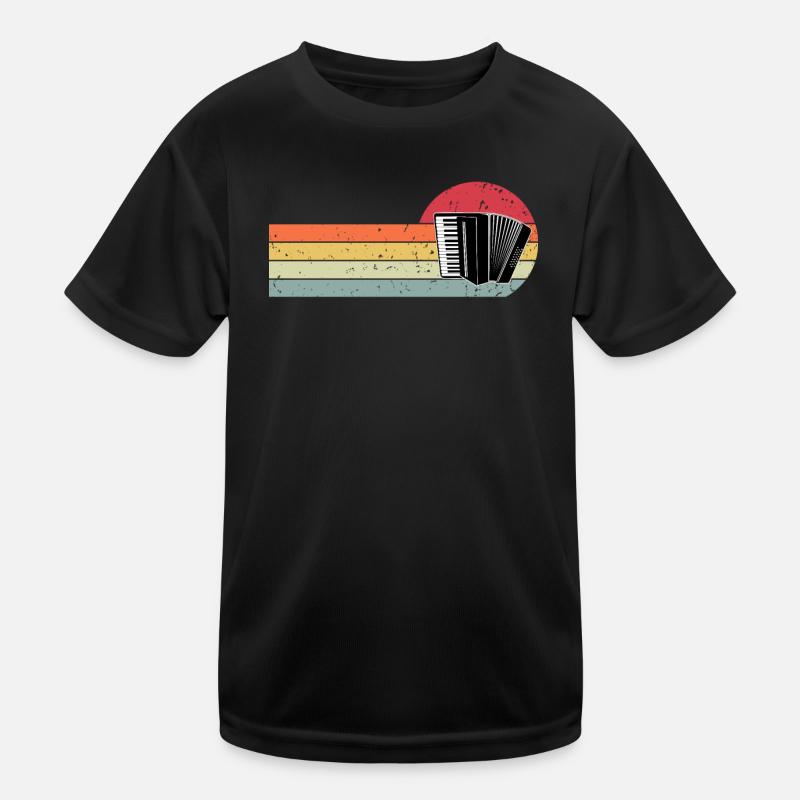 Akkordeon Kinder Funktions-T-Shirt