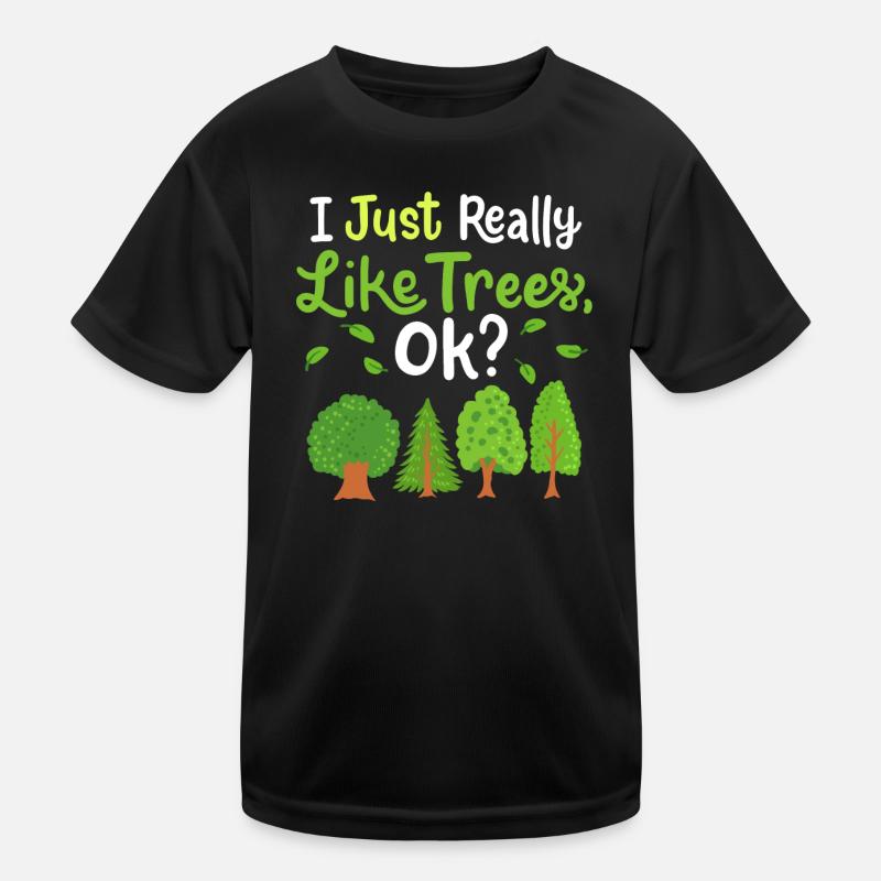 Trees Forest Kids Functional T-Shirt