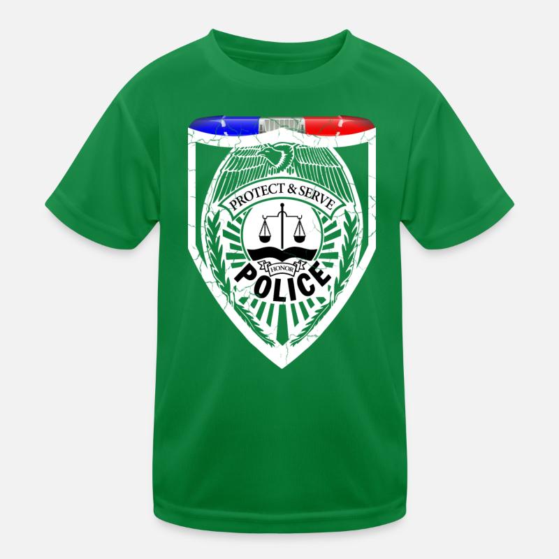 policeman Kids Functional T-Shirt