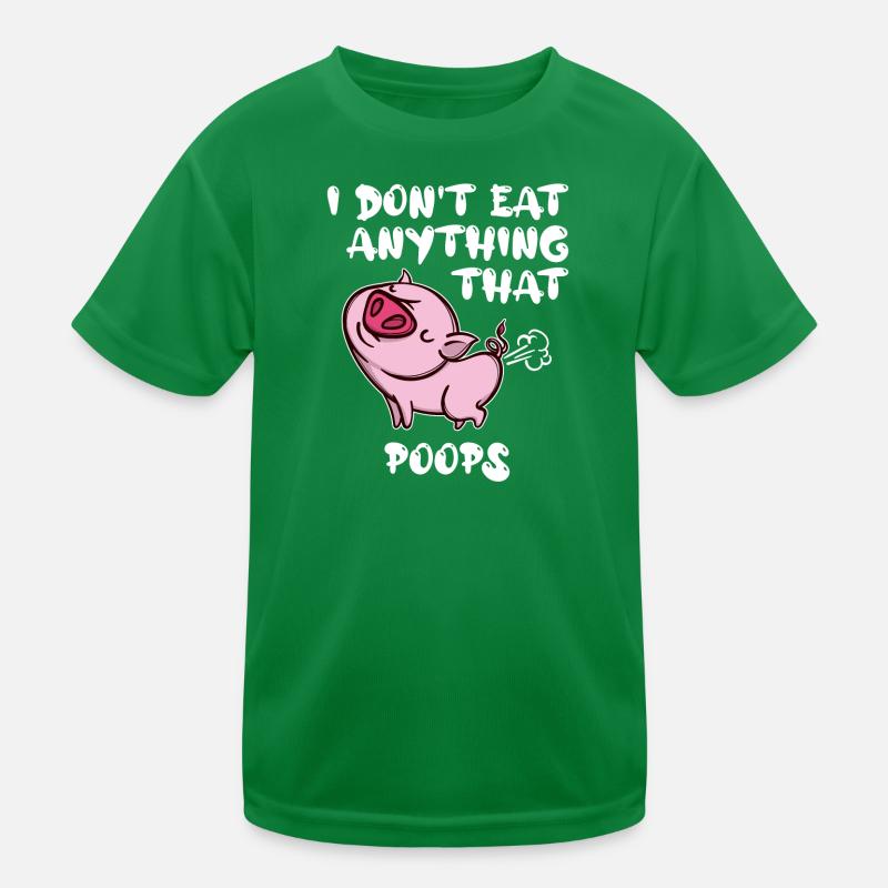 Statement Pig Vegan Kids Functional T-Shirt