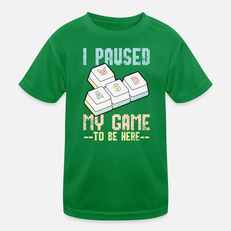 PC Games Player Computer Keyboard Kids Functional T-Shirt