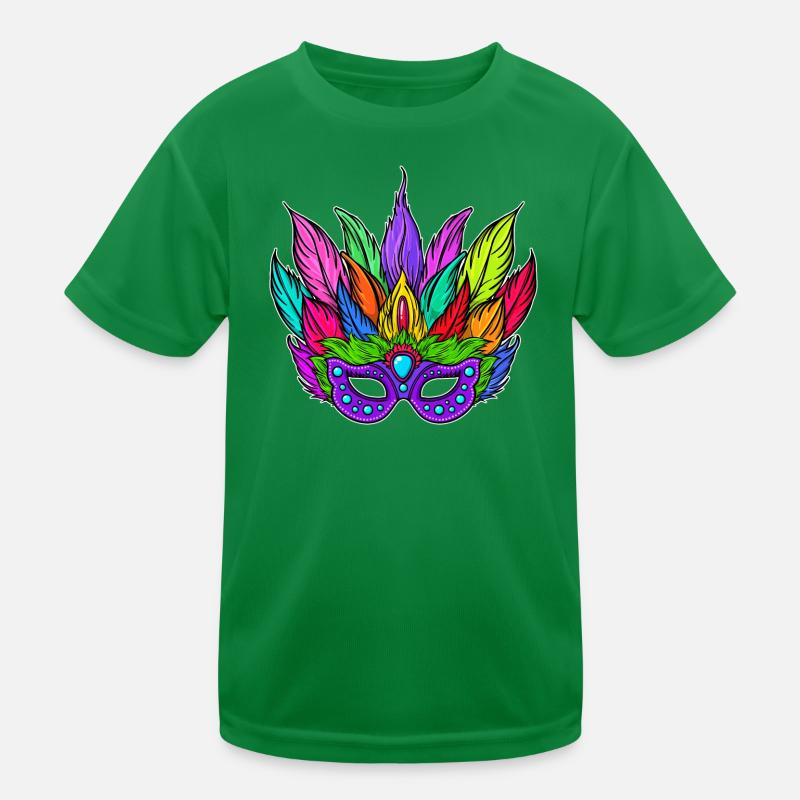 Masks Carnival Carnival Kids Functional T-Shirt