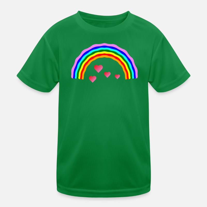 Regenbogenherz Regenbogenherz Kinder Funktions-T-Shirt