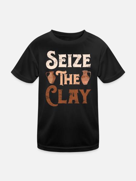 Pottery Pottery Pottery Pottery Pottery - Kids Functional T-Shirt - black