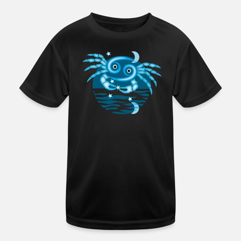 Zeichen des Krebs-Tierkreises Kinder Funktions-T-Shirt