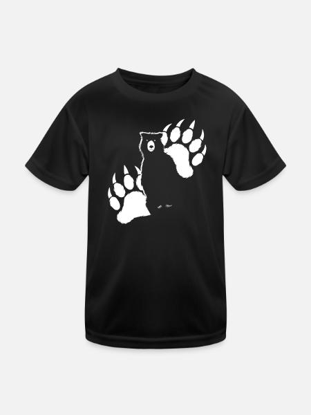 Grizzly Bear - Kids Functional T-Shirt - black
