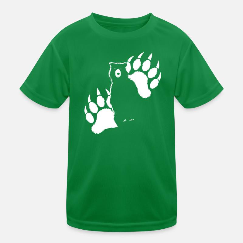 Grizzly Bear Kids Functional T-Shirt