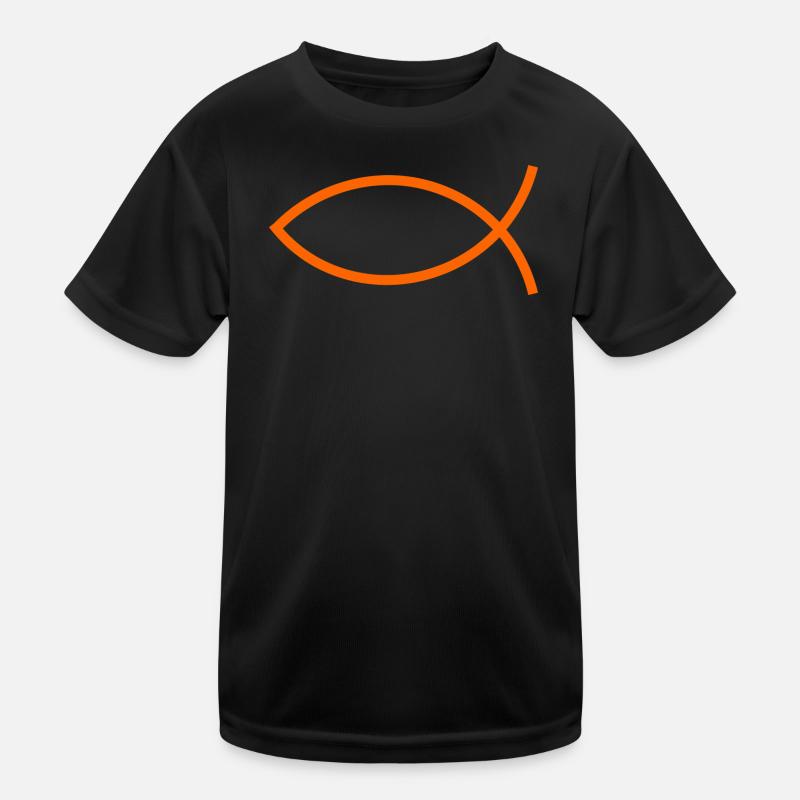 Jesus fish Ichthys fish fish Kids Functional T-Shirt