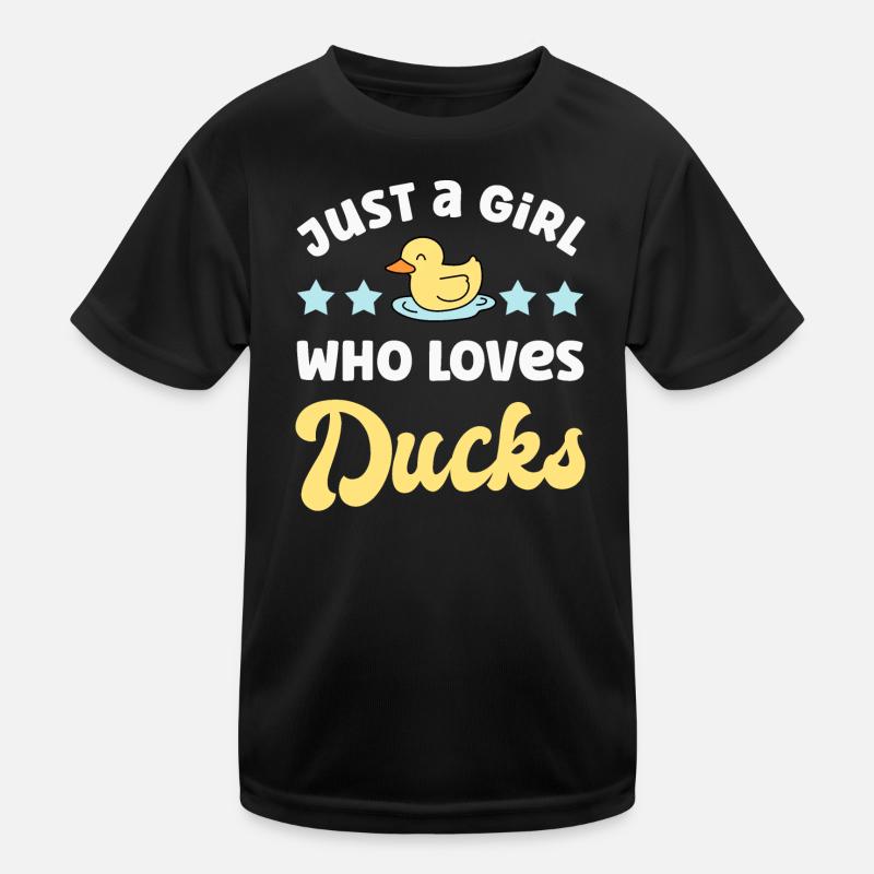 Duck Ducks Kids Functional T-Shirt