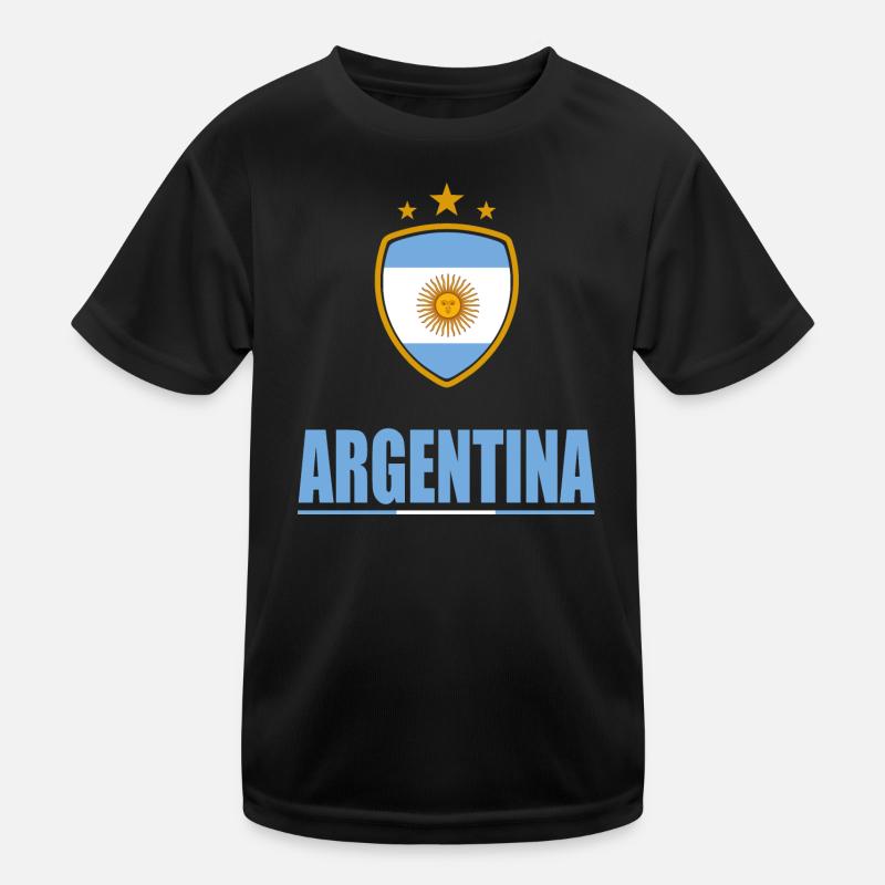 Argentinien Sport Kinder Funktions-T-Shirt