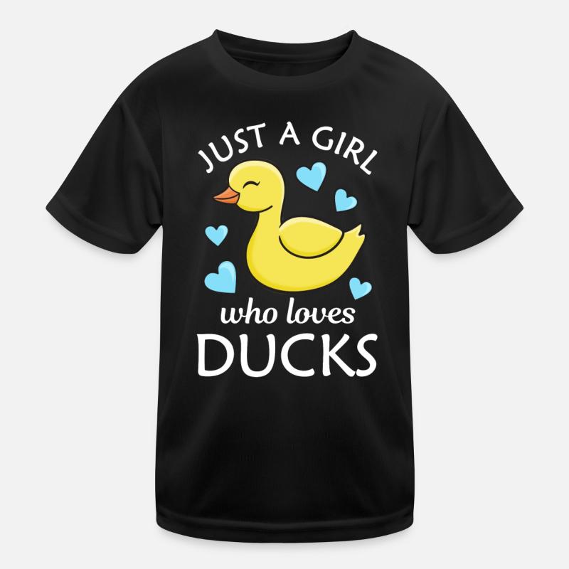 Duck Ducks Kids Functional T-Shirt