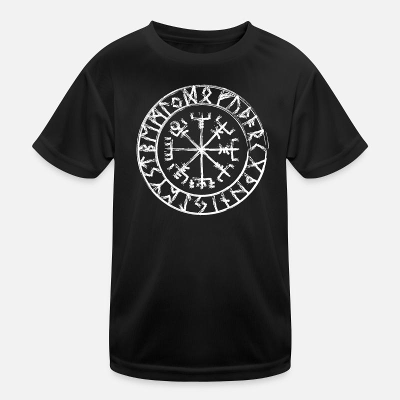 Rune Ring of the Mist Paths Kids Functional T-Shirt