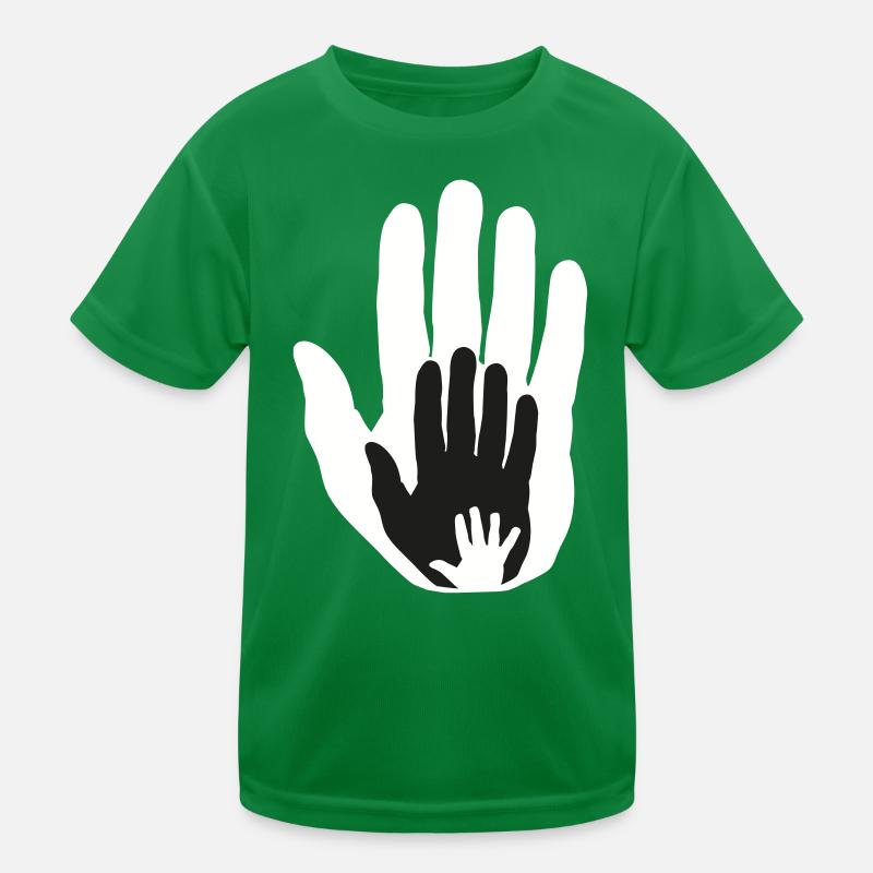 Bébé main dans la main dans la main T-shirt sport Enfant