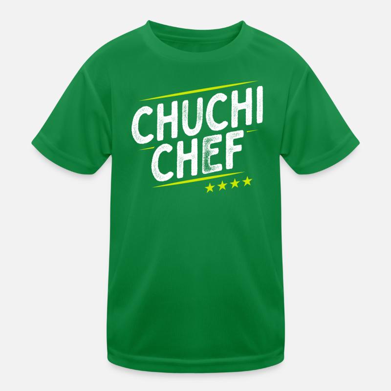 Küchenchef - Chuchi Chef - Schweizerdeutsch Kinder Funktions-T-Shirt