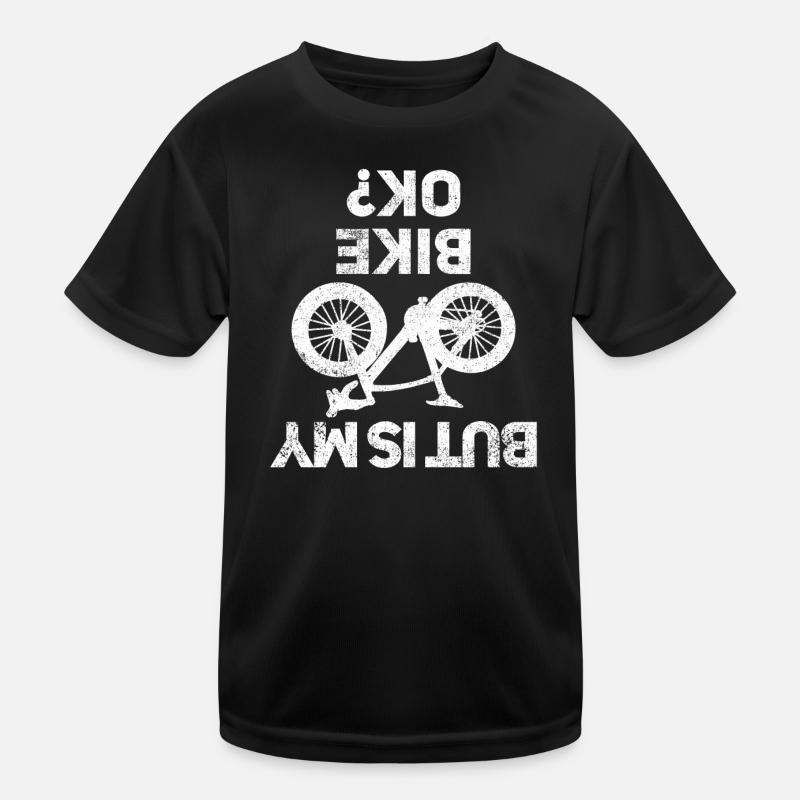 Radfahren Radfahrer Kinder Funktions-T-Shirt