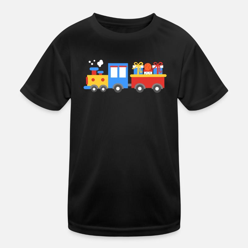 Zug Modelleisenbahn Kinder Funktions-T-Shirt