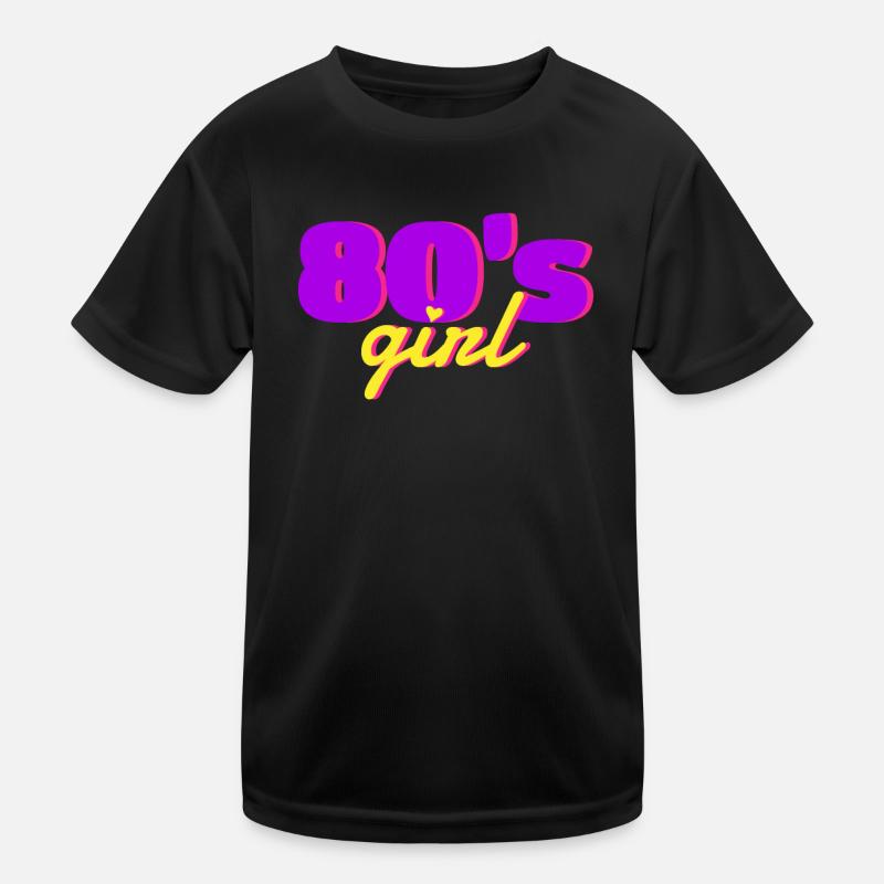 80er Mädchen 80er Party Kinder Funktions-T-Shirt