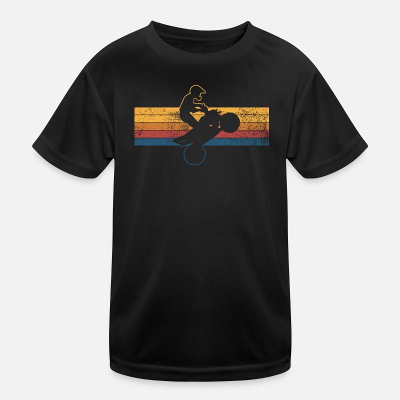 Quad Quad Biker Kinder Funktions-T-Shirt