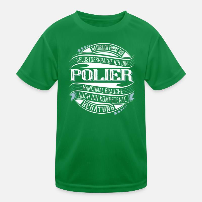 Polier Kinder Funktions-T-Shirt