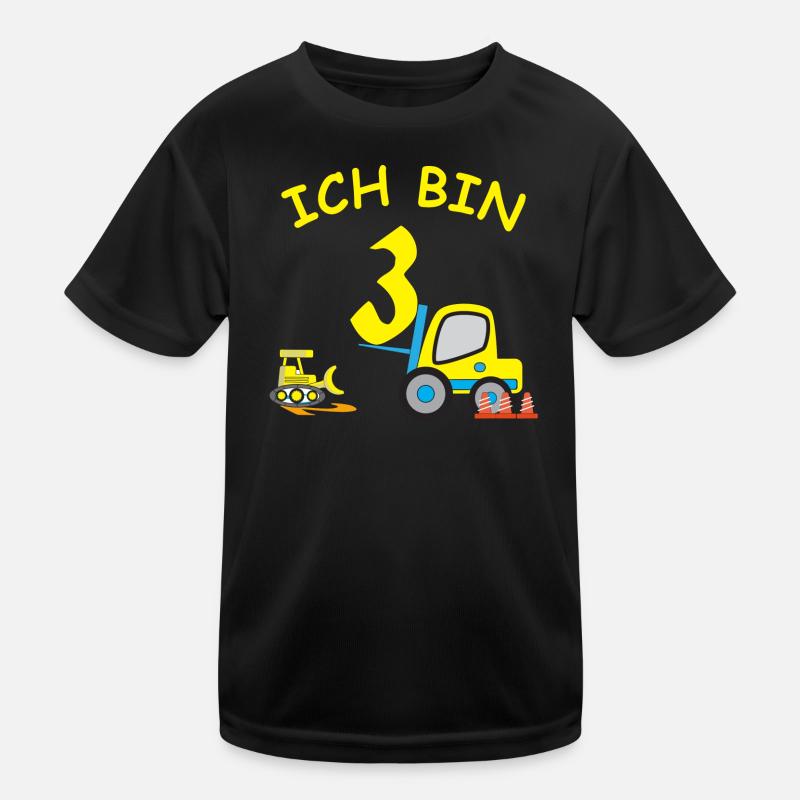 Ich bin 3 Kinder Funktions-T-Shirt
