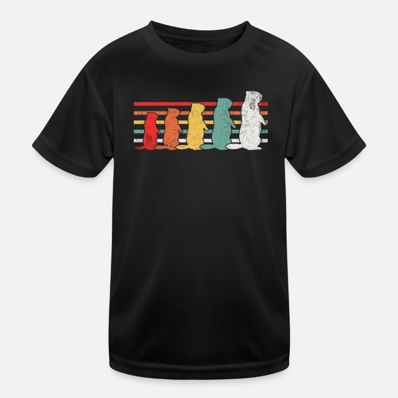 Murmeltier Kinder Funktions-T-Shirt
