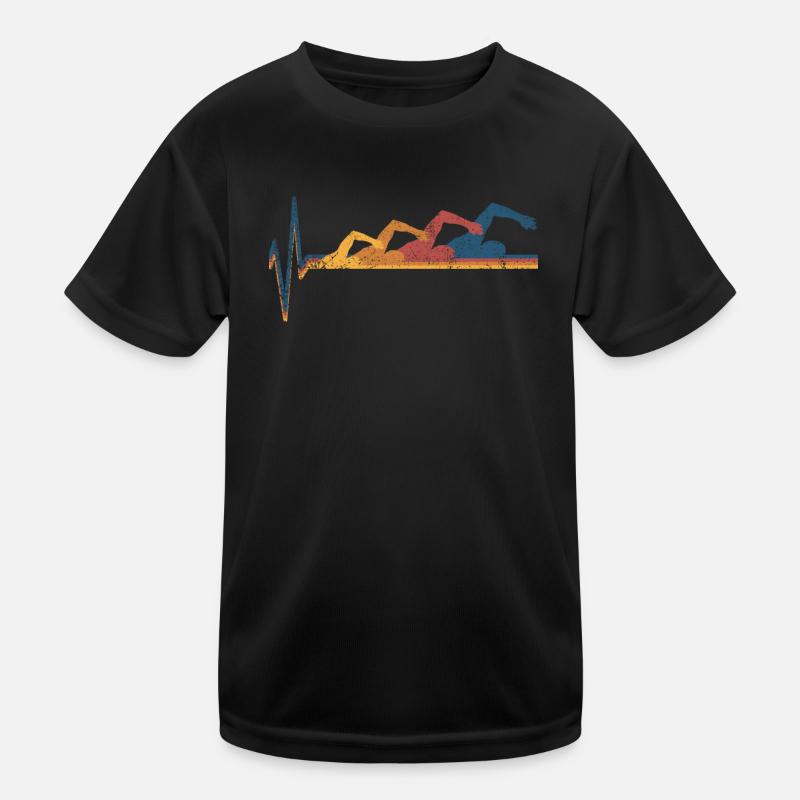 Schwimmen Schwimmer Kinder Funktions-T-Shirt