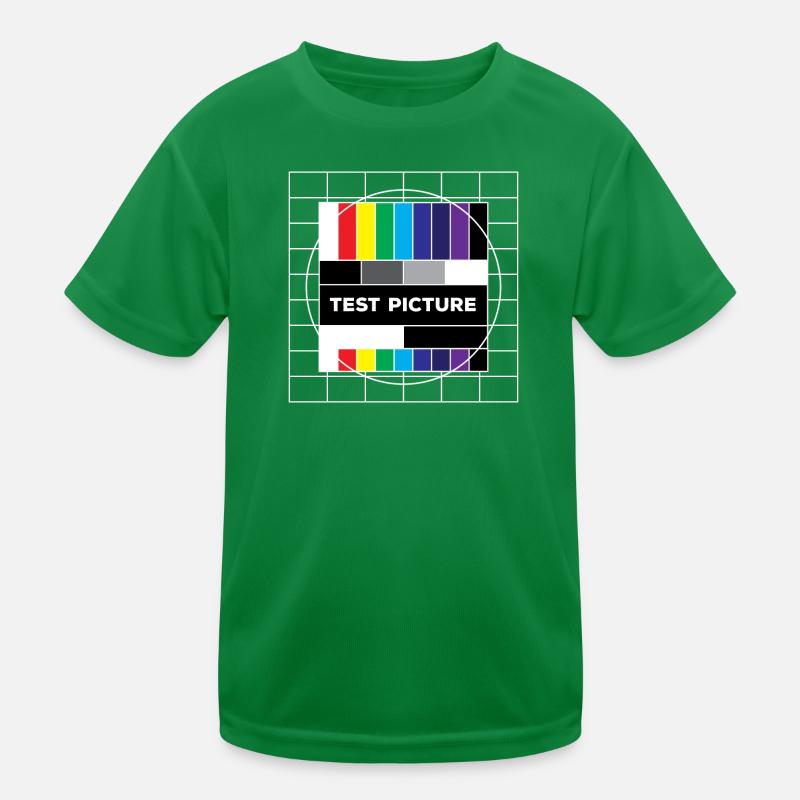 Analog Retro Old School Kinder Funktions-T-Shirt