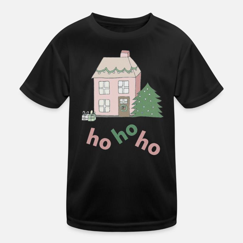 weihnachtshaus Style Kinder Funktions-T-Shirt