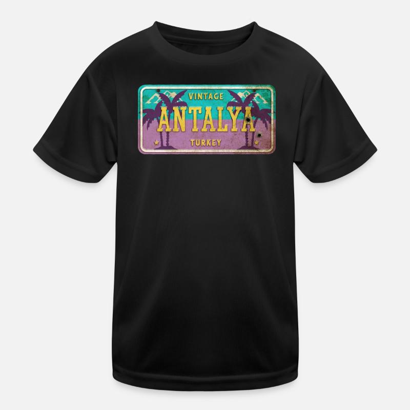 Enseigne vintage Antalya Turkey Beach T-shirt sport Enfant