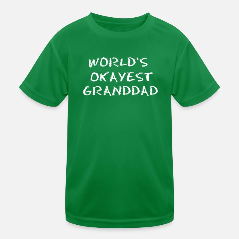 Opa Großvater Großpapa Statement Kinder Funktions-T-Shirt