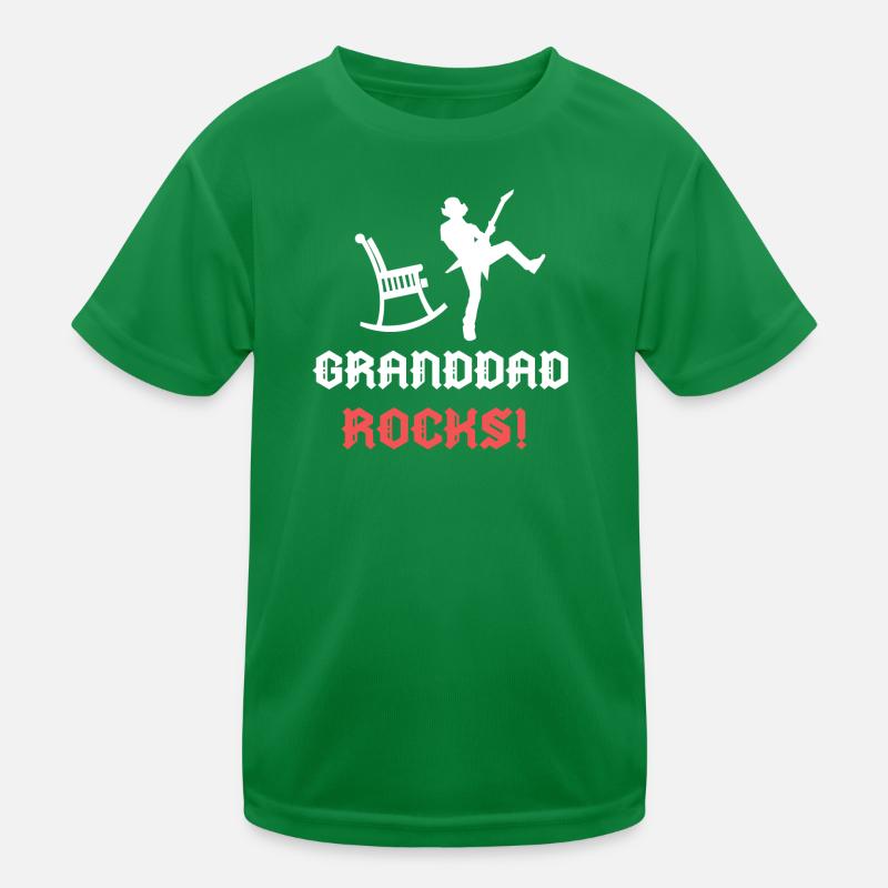 Großvater Opa Lustig Spruch Kinder Funktions-T-Shirt