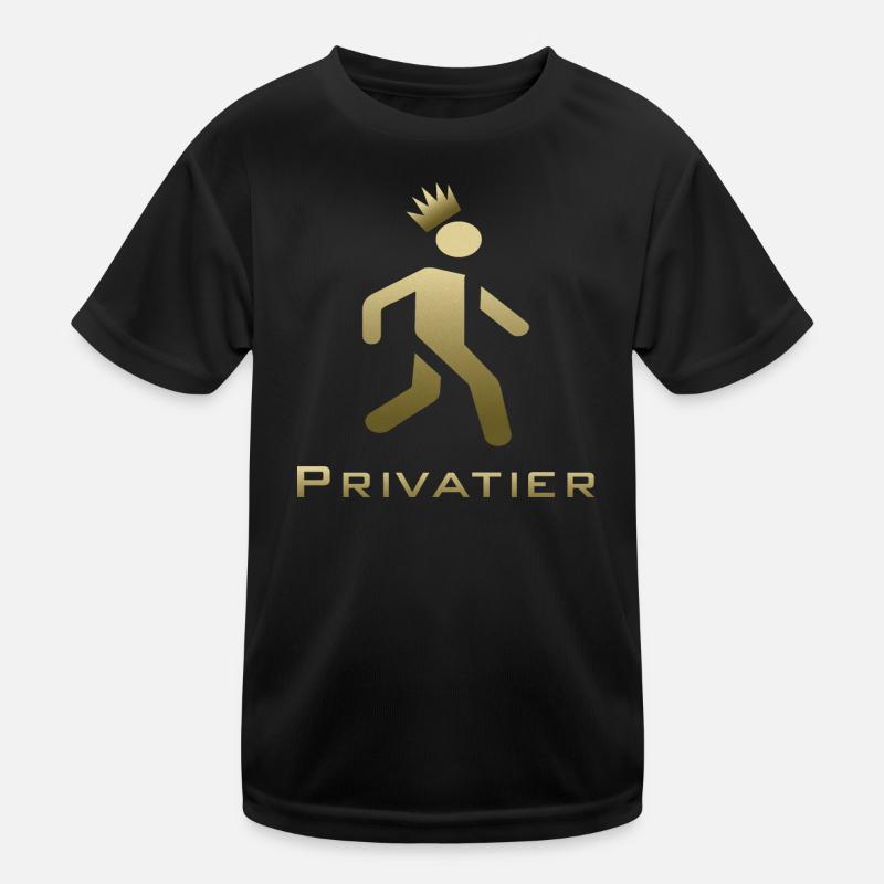 Dessin privé en or T-shirt sport Enfant