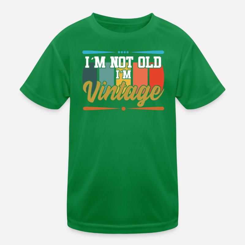 Ich bin nicht alt textile Geschenkidee Kinder Funktions-T-Shirt
