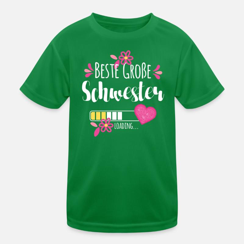 Beste Große Schwester Loading Kinder Funktions-T-Shirt