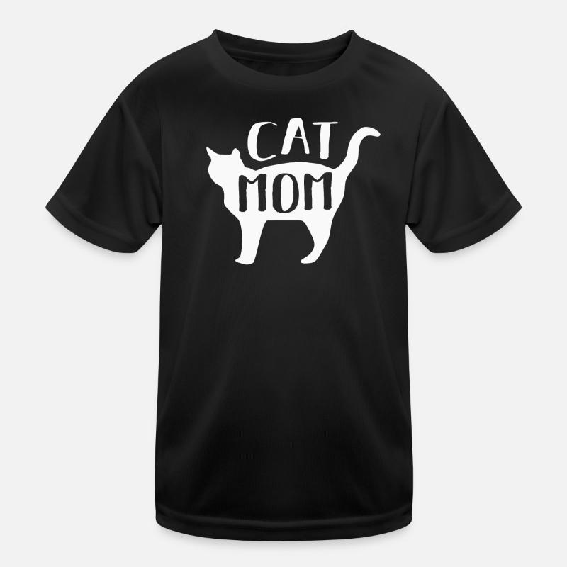 Katze Katzen Kinder Funktions-T-Shirt